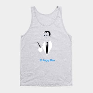 12 Angry Men Minimal Movie Fan Art Sidney Lumet Henry Fonda Tank Top